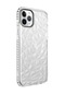 Noktaks - İphone Uyumlu İphone 11 Pro Max - Kılıf Koruyucu Prizmatik Görünümlü Buzz Kapak - Beyaz
