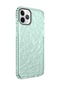 Noktaks - iPhone Uyumlu 11 Pro Max - Kılıf Koruyucu Prizmatik Görünümlü Buzz Kapak - Yeşil