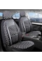 Toyota Corolla E160 2007-2012 Uyumlu Oto Koltuk Kılıfı Kapitone Alpine Siyah Beyaz