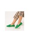 Tamer Tanca Kadın Hakiki Deri Yeşil Loafer Ayakkabı 902 2015 Bn Ayk Y22 Yesıl Paye