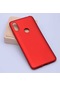 Tecno-Xiaomi Mi 8 - Kılıf Mat Renkli Esnek Premier Silikon Kapak - Kırmızı
