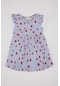 Defacto Kız Bebek Desenli Kolsuz Elbise A0136a524smbe553
