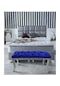 Mavi Chester Model Babyface Kumaş Bench&koltuk&tabure&pofuduk Yatak Odası Takımı Ucu&önü Puff