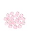 20 Adet Çift Renkli Mat Reçine Boncuk Renkli 5mm Büyük Delik Boncuk Charms Pink