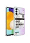 Mutcase - Samsung Uyumlu Galaxy A13 4g - Kılıf Kenarlı Renkli Desenli Elegans Silikon Kapak - No5