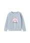 Name It Nmfvenus Ls Nreg Sweat Un Mavi Kız Çocuk Sweatshirt 000000000102263480 Mavi