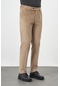 Bej Fitilli Desen Kadife Pamuklu Yan Cep Comfort Fit Classic Pantolon 1003245160 Bej