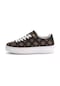 Guess Kadın Logolu Sneaker Kahverengi