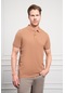 Erkek Vizon Basic Polo Yaka Dynamic Fit T-shirt 25yc018003405 Vizon Vizon