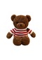 Turki Teddy Ayı Plush Toy Renkli Pillow 50cm Kahverengi Bayrak