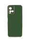 Mutcase - Vivo Uyumlu Y21s - Kılıf Parlak Renkli Bark Silikon Kapak - Koyu Yeşil