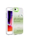 Mutcase - İphone Uyumlu İphone 8 - Kılıf Koruyucu Mermer Desenli Marbello Kapak - Yeşil
