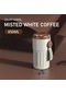 410/450Ml Paslanmaz Çelik Kahve Şişesi Kadın Basit Termos Bardak Erkek Taşınabilir Beraberindeki Soğuk Su Hediye Pot-410Ml Kahve