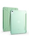 Noktaks - Apple Uyumlu Apple İpad 10.9 2022 10.nesil - Kılıf Kalem Bölmeli Stand Olabilen Origami Tri Folding Tablet Kılıfı - Rose Gold
