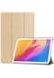 Kilifone - Huawei Uyumlu Matepad T10s - Kılıf Smart Cover Stand Olabilen 1-1 Uyumlu Tablet Kılıfı - Gold