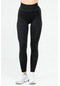 Siyah Slim Fit Yüksek Bel Toparlayıcı Seamless Kadın Tayt Ssd0022 Siyah