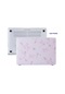 Macbook Uyumlu Air M1 Kılıf 13 İnç Flower05nl Touchıd'li M1 Air A2337 A2179 A1932 İle Uyumlu Açık Pembe