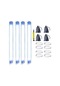 Springsun 4'lü Led Pvc Havalandırmalı Kamp Feneri, Beyaz Işık, 280 Lumens, 9w, 5v 1a, Havalama Pompası Hediye Rastgele Renk Mavi
