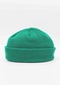 Kadın Mint Yeşil Docker Bere Katlamalı Cap Şapka - Standart