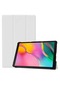 Noktaks - iPad Uyumlu 10.2 2021 9.nesil - Kılıf Smart Cover Stand Olabilen 1-1 Uyumlu Tablet Kılıfı - Beyaz