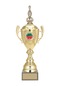 Odak Kupa - Figürlü Kupalar - Bowling / Labut Figürlü Kupalar Fg-080 A - 47 Cm Altın - Beyaz