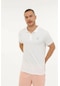 Kınetıx A10150995308010 4m M-sn328 T-shirt 4fx Beyaz Erkek Polo T-shirt