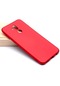 Kilifone - Huawei Uyumlu Mate 20 Lite - Kılıf Mat Renkli Esnek Premier Silikon Kapak - Kırmızı