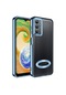 Kilifone - Samsung Uyumlu Galaxy A24 - Kılıf Kamera Korumalı Tatlı Sert Omega Kapak - Sierra Mavi