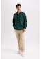 DeFacto Regular Fit Normal Kesim Yazlık Düz Paça Chino Kanvas Pantolon D7349AX25SPBG193