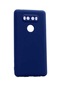 Kilifone - Lg Uyumlu V20 - Kılıf Mat Renkli Esnek Premier Silikon Kapak - Lacivert