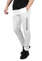 Deepsea Erkek Beyaz Bağcıklı Spor Pantolon 2300070