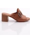 Dgn 2050 Kadin Topuklu Terlik 2050-2497-R1755 Taba