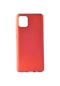 Kilifone - Samsung Uyumlu Galaxy A81 Note 10 Lite - Kılıf Mat Renkli Esnek Premier Silikon Kapak - Kırmızı