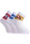Albio Desenli 3lü Soket Çorap Erkek Bebek 23KAIOESKT002 Beyaz