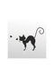 Folyo Sticker Kedi Adkpquy654 130cm Uzunluk Siyah
