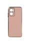 Noktaks - Xiaomi Uyumlu Xiaomi Redmi Note 11e - Kılıf Parlak Renkli Bark Silikon Kapak - Rose Gold