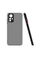 Kilifone - Xiaomi Uyumlu Redmi Note 12s - Kılıf Arkası Buzlu Renkli Düğmeli Hux Kapak - Siyah