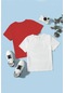 Çocuk 2'li Pamuklu Rahat Kalıp Tshirt