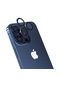 Noktaks - iPhone Uyumlu 15 Pro - Kamera Lens Koruyucu Parmak İzi Bırakmayan Anti-reflective Cl-15 - Midnight