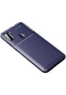 Kilifone - Samsung Uyumlu Galaxy A11 - Kılıf Auto Focus Negro Karbon Silikon Kapak - Lacivert