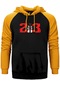 Michael Jordn 23 Sarı Renk Reglan Kol Kapşonlu Sweatshirt
