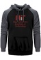 Massachusetts Institute Of Technology Logo Gri Renk Reglan Kol Kapşonlu Sweatshirt Gri