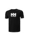 Helly Hansen Logo Erkek Siyah Yuvarlak Yaka Tişört 33979-990