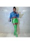 Yeni Kadın Giyim Düz Renk Çok Yönlü Sıkı Yüksek Bel Kısa Etek Yarım Tüp Çorap Günlük Kıyafet Yeşil