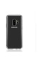 Tecno - Samsung Galaxy Uyumlu A6 2018 - Kılıf Dört Köşesi Renkli Arkası Şefaf Lazer Silikon Kapak - Gri