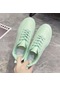 Yeşil Tuınanle Kadın Ayakkabı Spor Ayakkabı Düz Ayakkabı Spor Ayakkabı Günlük Hafif Beyaz Ayakkabı