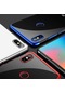 Noktaks - Xiaomi Uyumlu Xiaomi Redmi S2 - Kılıf Dört Köşesi Renkli Arkası Şefaf Lazer Silikon Kapak - Siyah
