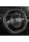 Siyah Peugeot 2008 İçin 2019 2020 E2008 2020 Araba Direksiyon Kılıfı Karbon Fiber + Pu Deri Oto Aksesuarları İç Coche