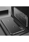 Kilifone - Xiaomi Uyumlu Redmi S2 - Kılıf Dört Köşesi Renkli Arkası Şefaf Lazer Silikon Kapak - Siyah