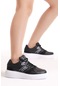 Tonny Black Kadın Siyah Beyaz Beyaz Siyah Poli Taban Yanı Şeritli Bağcıklı Sneaker Tba120 295